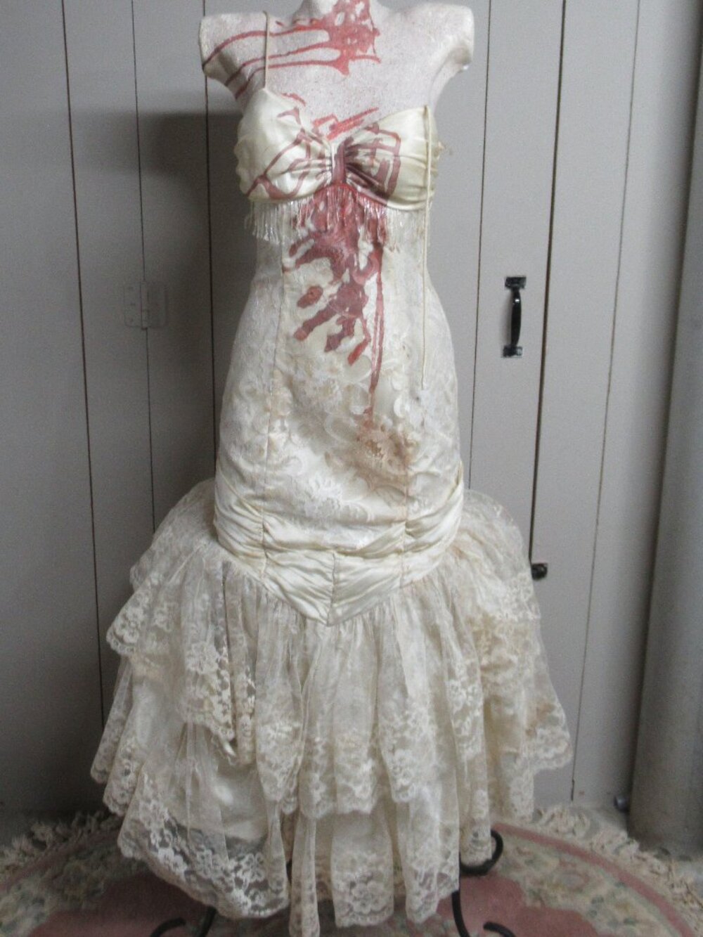 Halloween Bloody Wedding / Prom Dress (Vintage Zum Zum)